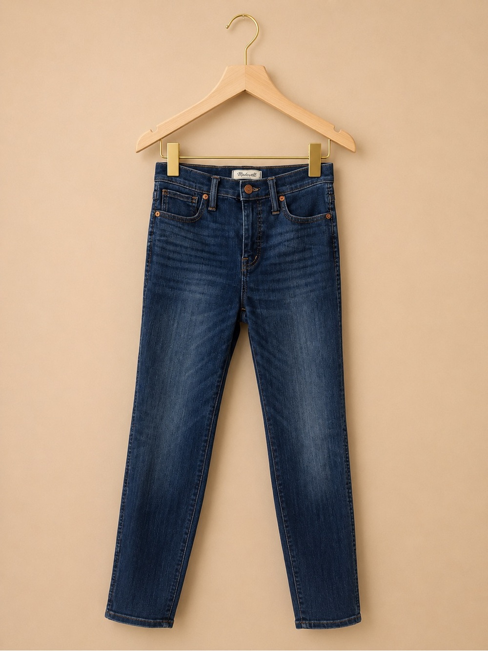Madewell Skinny Jeans in Dark Blue Wash-Like new -quality ✨✨